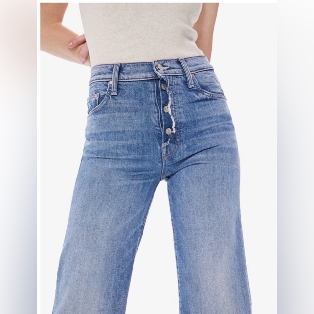 MOTHER The Fly Cut TOMCAT Roller high rise jeans size 27 color is crashing